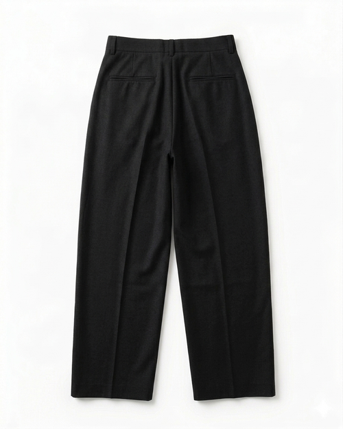 Le Classique Pleated Trouser-Black